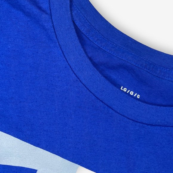 Men's Large Under Armour HeatGear Loose Fitting Blue T-Shirt - Picture 2 of 10